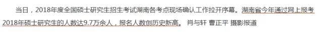 2018考研，你的競爭壓力有多大？